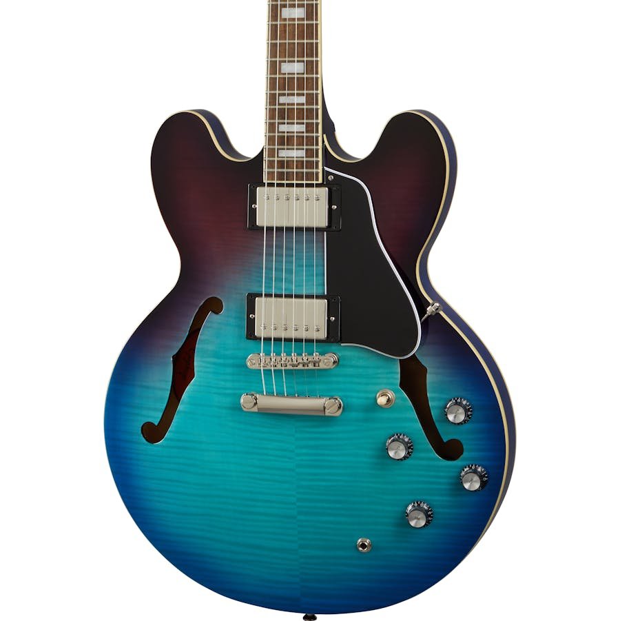 エピフォンES-335 Figured Blueberry Burst Epiphone ES-335 Figured in Blueberry Burst - Andertons Music Co.